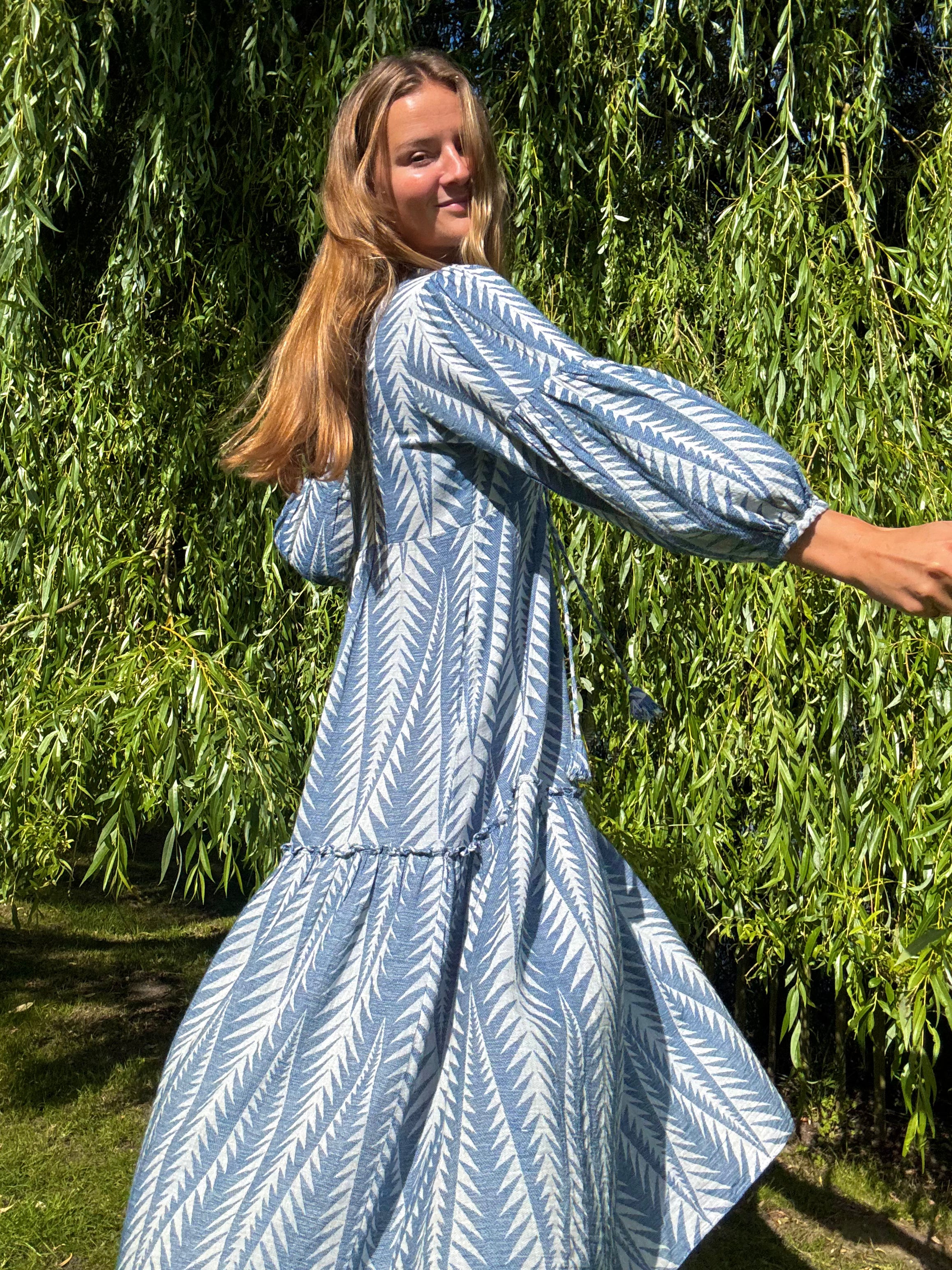 The Zakar Dress ↠ Blue