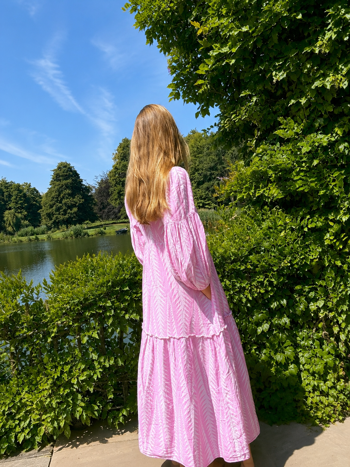 The Zakar Dress ↠ Pink