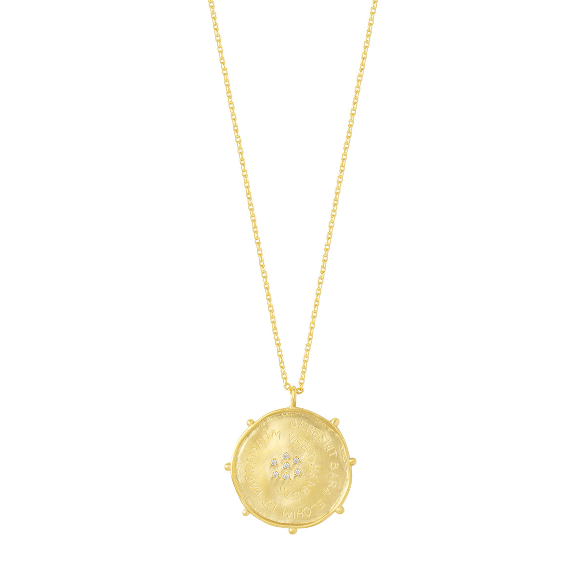 gold plated pendant necklace louise hendricks eden necklace