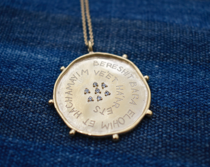 gold plated pendant necklace louise hendricks eden necklace